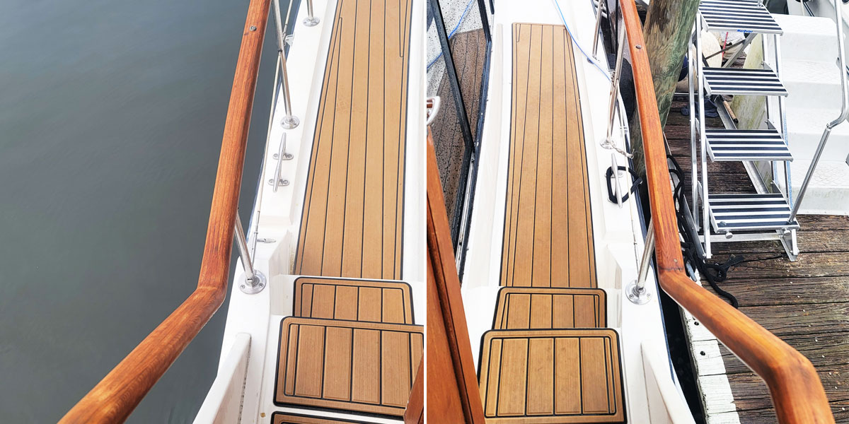 Gulfstar 49 - Walkways